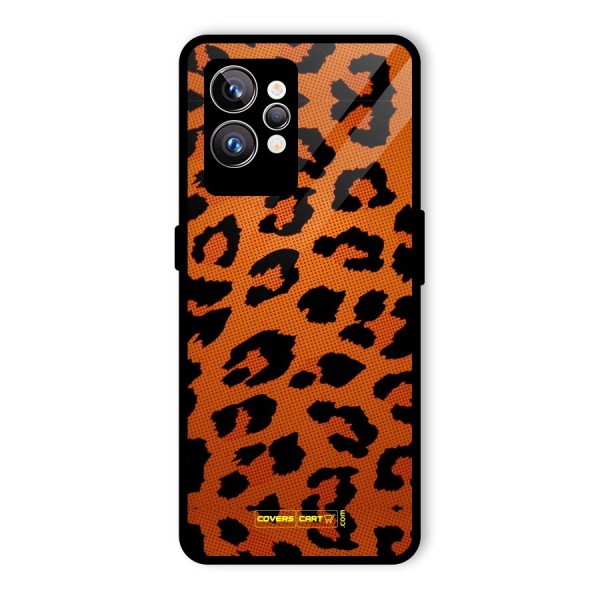 Leopard Glass Back Case for Realme GT2 Pro