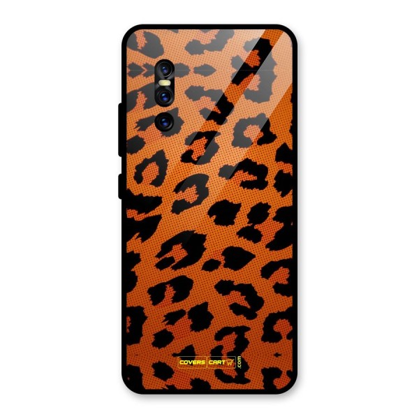 Leopard Glass Back Case for Vivo V15 Pro