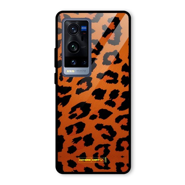 Leopard Glass Back Case for Vivo X60 Pro Plus