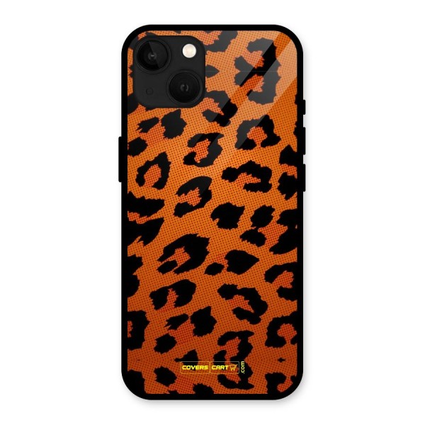 Leopard Glass Back Case for iPhone 13