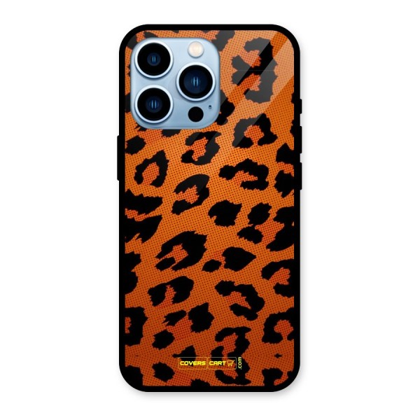 Leopard Glass Back Case for iPhone 13 Pro