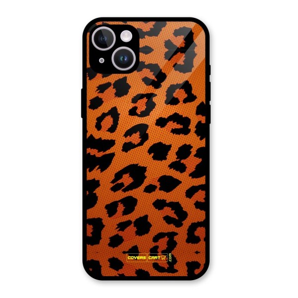 Leopard Glass Back Case for iPhone 14 Plus