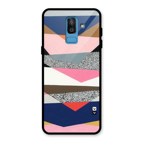 Lethal Abstract Glass Back Case for Galaxy J8