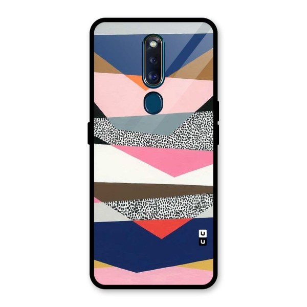 Lethal Abstract Glass Back Case for Oppo F11 Pro