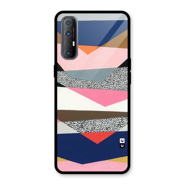 Lethal Abstract Glass Back Case for Oppo Reno3 Pro