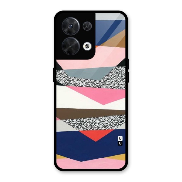 Lethal Abstract Glass Back Case for Oppo Reno8 5G