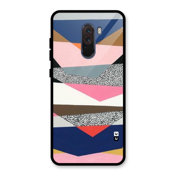 Lethal Abstract Glass Back Case for Poco F1