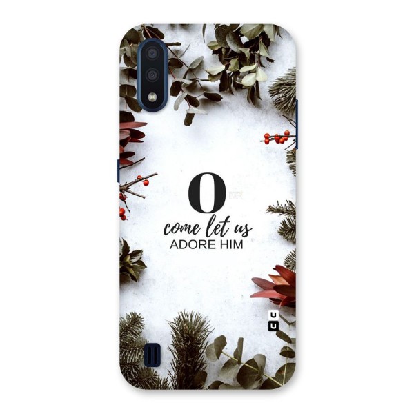 Lets Adore Him Back Case for Galaxy M01