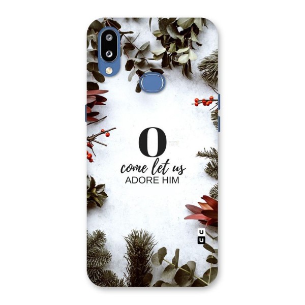 Lets Adore Him Back Case for Galaxy M01s