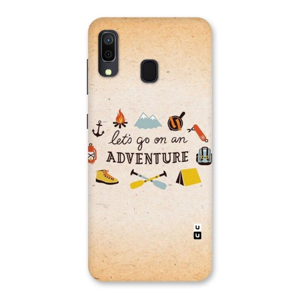 Lets Adventure Life Back Case for Galaxy A20