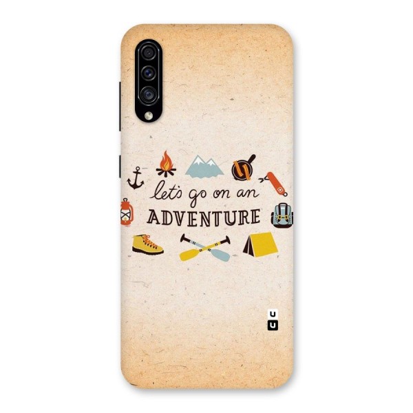 Lets Adventure Life Back Case for Galaxy A30s