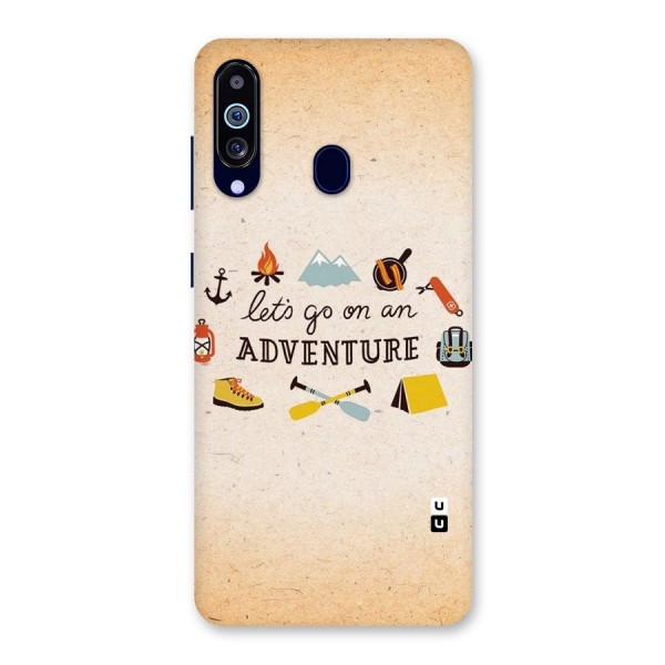 Lets Adventure Life Back Case for Galaxy A60