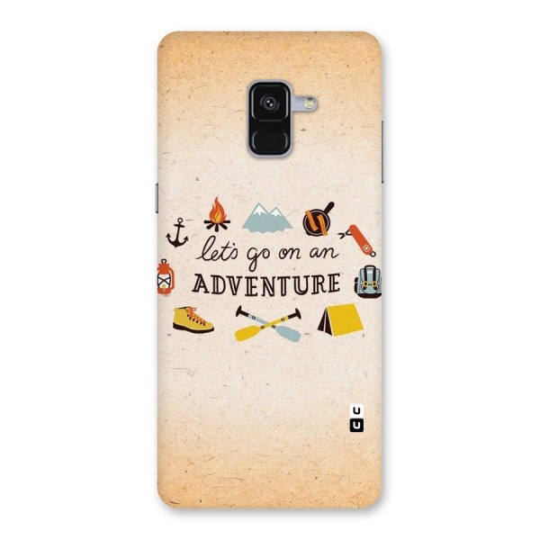 Lets Adventure Life Back Case for Galaxy A8 Plus