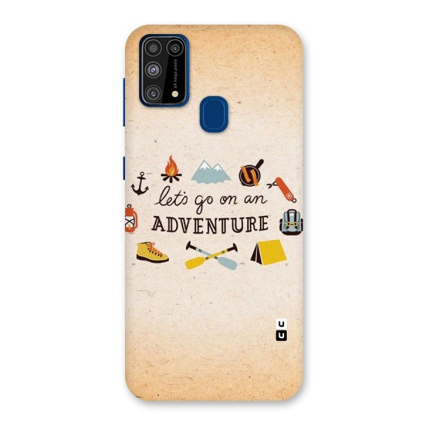 Lets Adventure Life Back Case for Galaxy F41