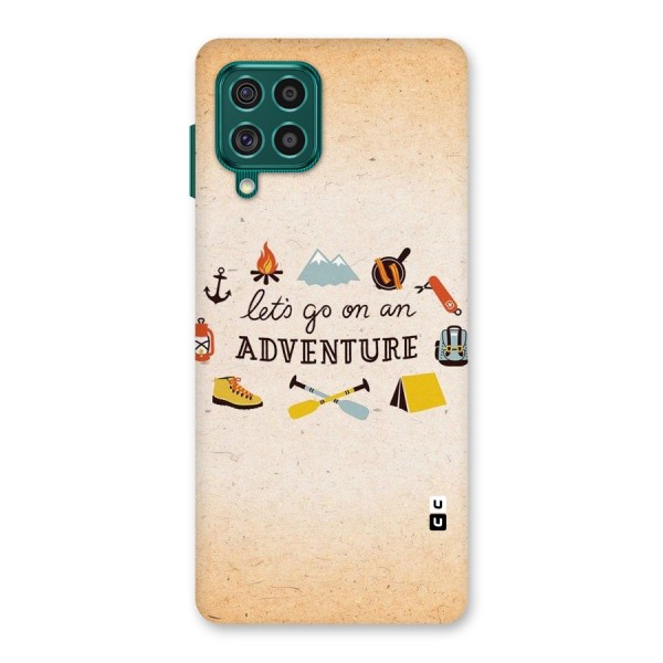 Lets Adventure Life Back Case for Galaxy F62