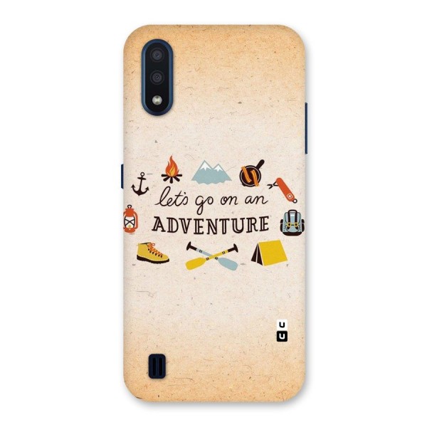 Lets Adventure Life Back Case for Galaxy M01