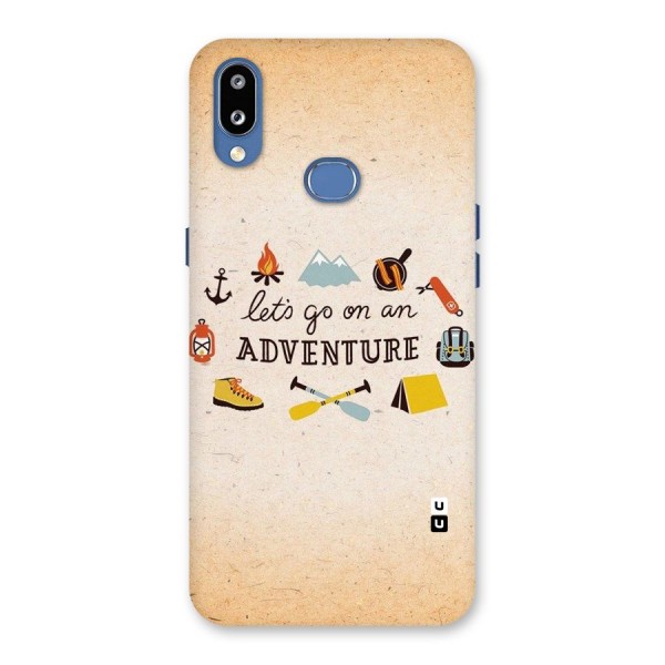 Lets Adventure Life Back Case for Galaxy M01s