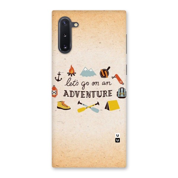 Lets Adventure Life Back Case for Galaxy Note 10