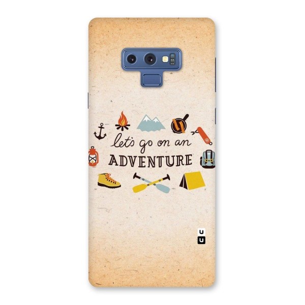 Lets Adventure Life Back Case for Galaxy Note 9