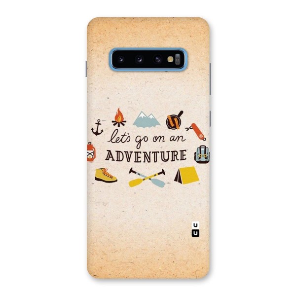 Lets Adventure Life Back Case for Galaxy S10 Plus