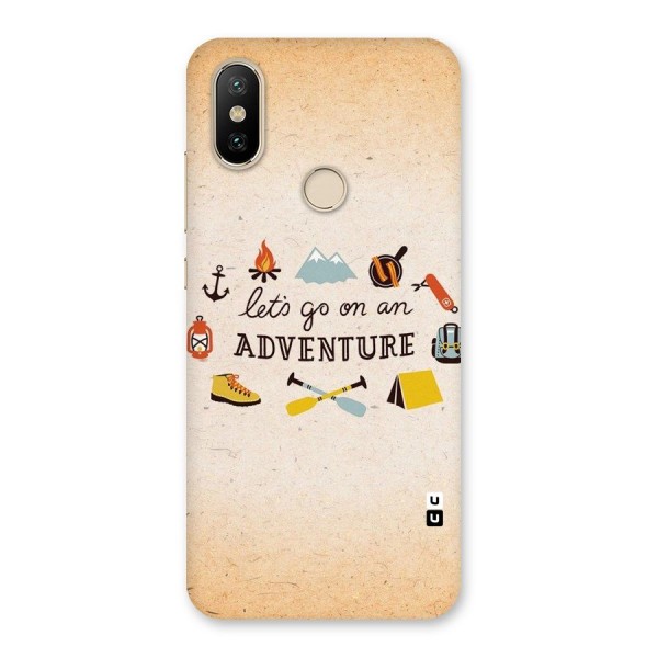 Lets Adventure Life Back Case for Mi A2