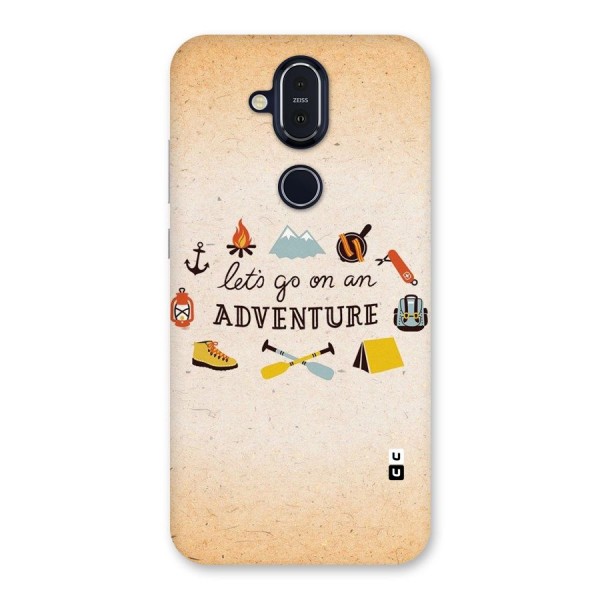 Lets Adventure Life Back Case for Nokia 8.1