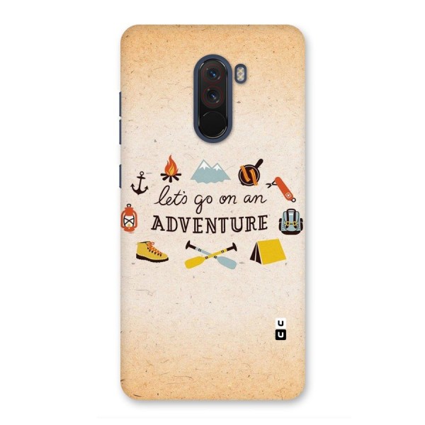 Lets Adventure Life Back Case for Poco F1