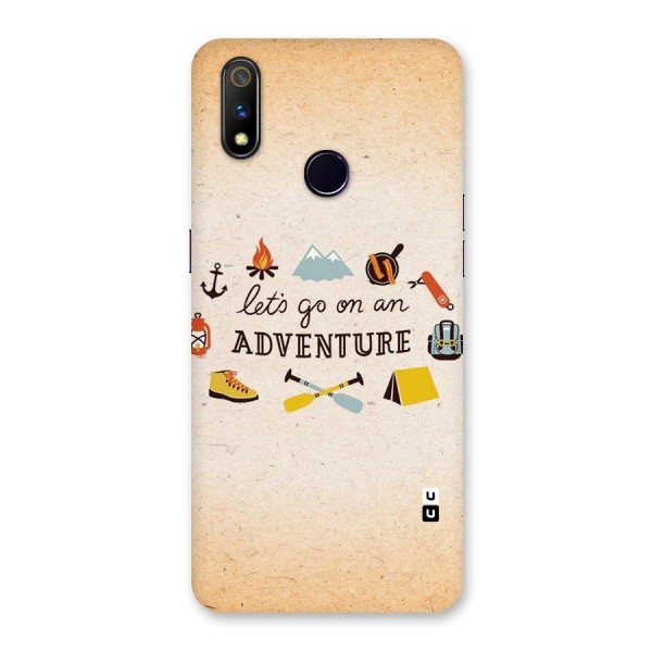 Lets Adventure Life Back Case for Realme 3 Pro