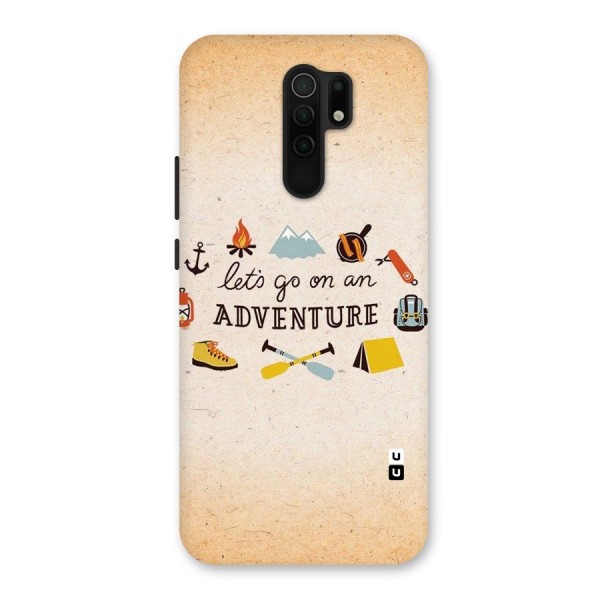 Lets Adventure Life Back Case for Redmi 9 Prime