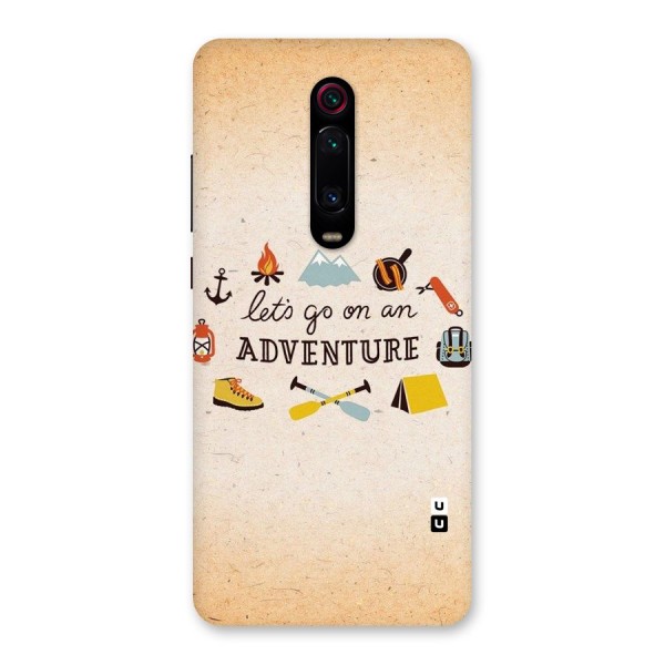 Lets Adventure Life Back Case for Redmi K20 Pro