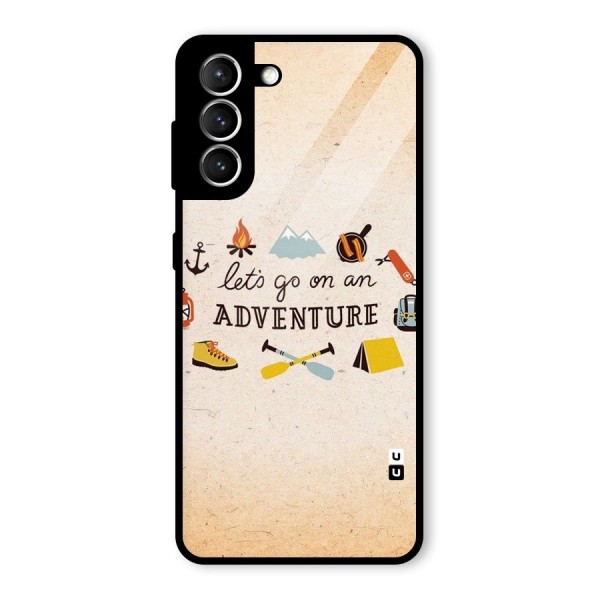 Lets Adventure Life Glass Back Case for Galaxy S21 5G