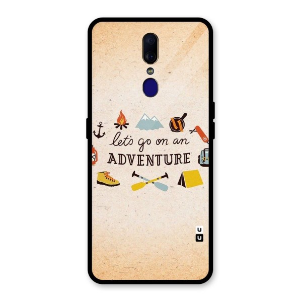 Lets Adventure Life Glass Back Case for Oppo F11