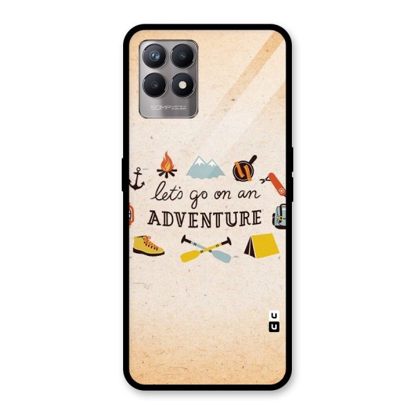 Lets Adventure Life Glass Back Case for Realme 8i