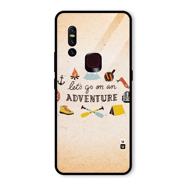 Lets Adventure Life Glass Back Case for Vivo V15