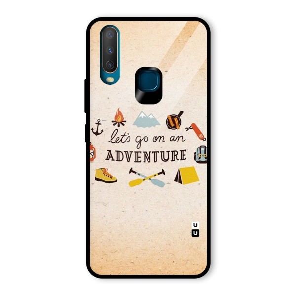 Lets Adventure Life Glass Back Case for Vivo Y12