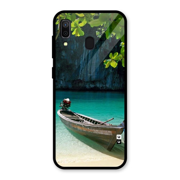 Lets Cross Over Glass Back Case for Galaxy A30