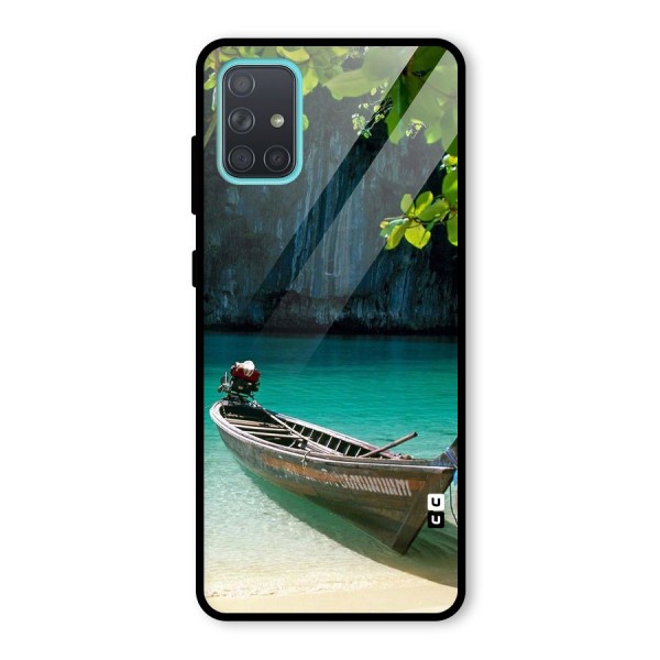 Lets Cross Over Glass Back Case for Galaxy A71