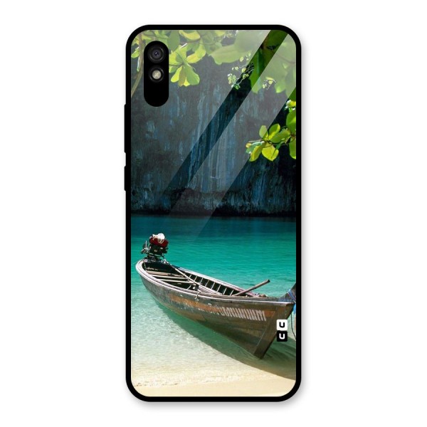 Lets Cross Over Glass Back Case for Redmi 9A