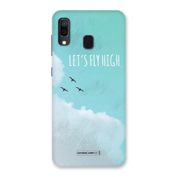 Lets Fly High Back Case for Galaxy A20