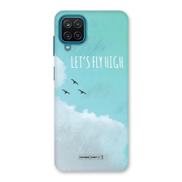 Lets Fly High Back Case for Galaxy F12