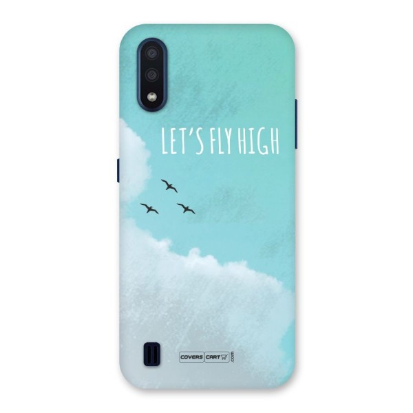 Lets Fly High Back Case for Galaxy M01