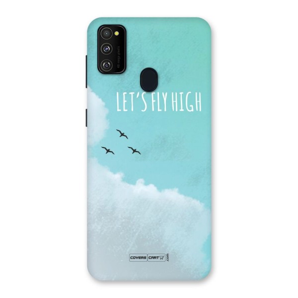 Lets Fly High Back Case for Galaxy M21