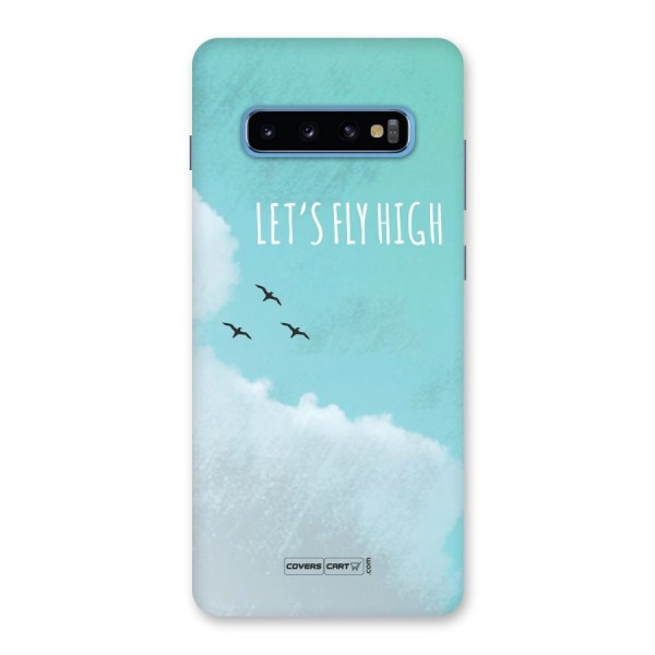 Lets Fly High Back Case for Galaxy S10 Plus