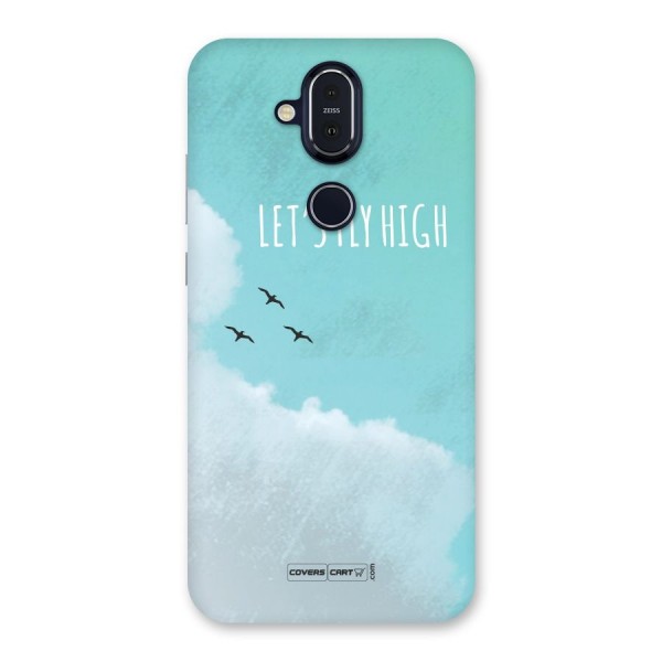 Lets Fly High Back Case for Nokia 8.1