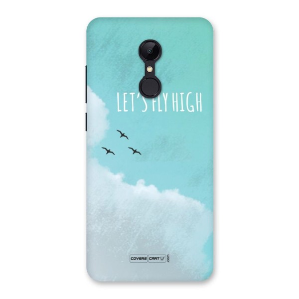 Lets Fly High Back Case for Redmi 5