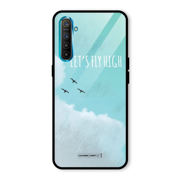 Lets Fly High Glass Back Case for Realme XT