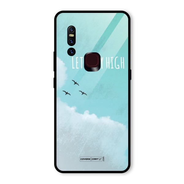 Lets Fly High Glass Back Case for Vivo V15