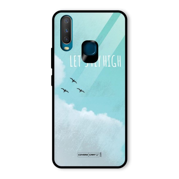 Lets Fly High Glass Back Case for Vivo Y12