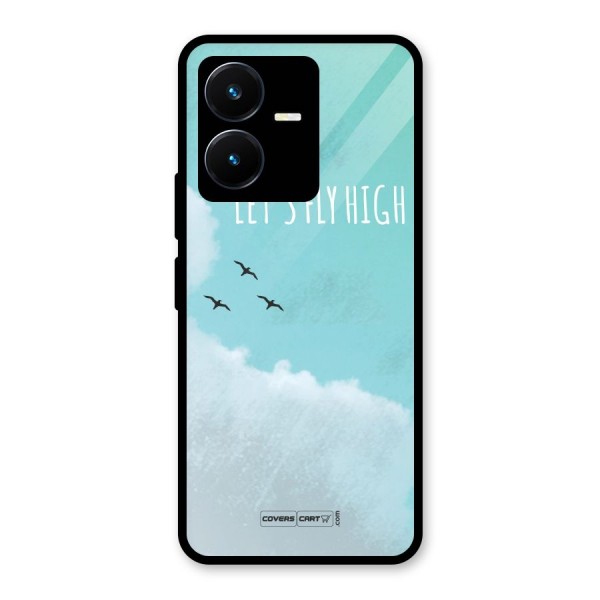 Lets Fly High Glass Back Case for Vivo Y22