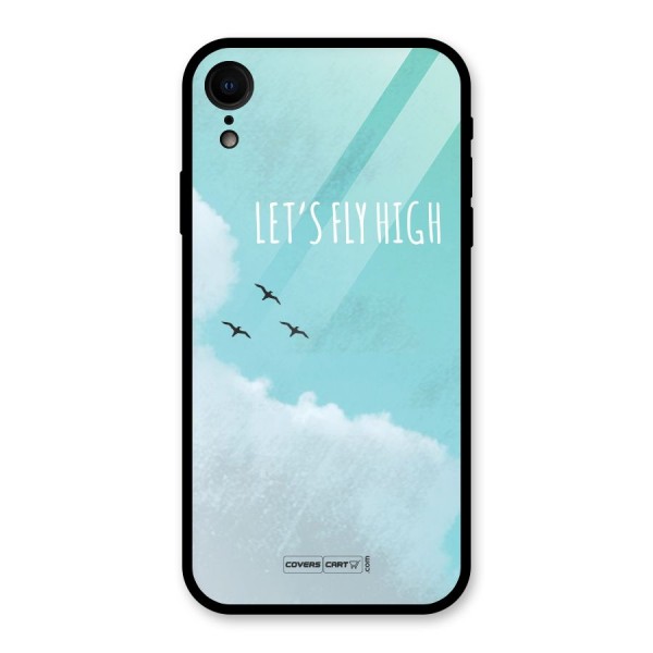 Lets Fly High Glass Back Case for XR